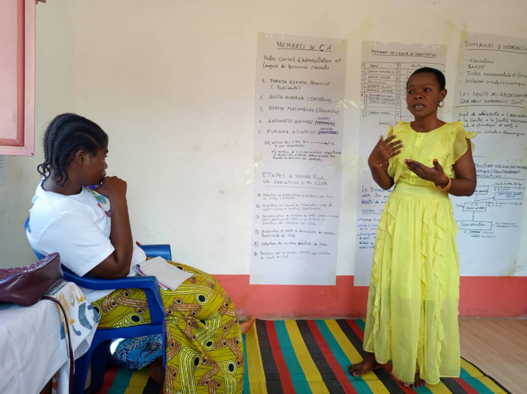 Mobilisation pour l’autonomie corporelle et la santé des adolescentes à Baraka, Sud-Kivu.